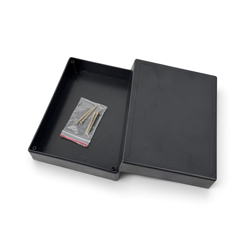 Plastic Project box Black Gold X4 (17cm x 13cm x 6cm)