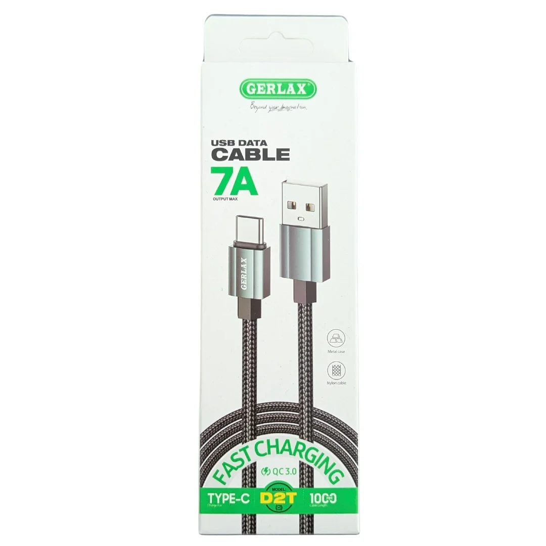 GERLAX Type-C USB TO USB Data Cable 1Meter - D2T - 7A