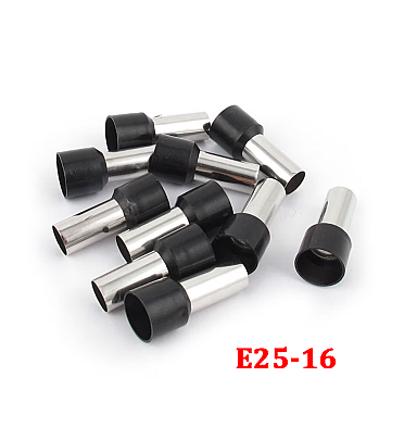 Ferrule Terminal Insulated (Tube type) E25-16 Black