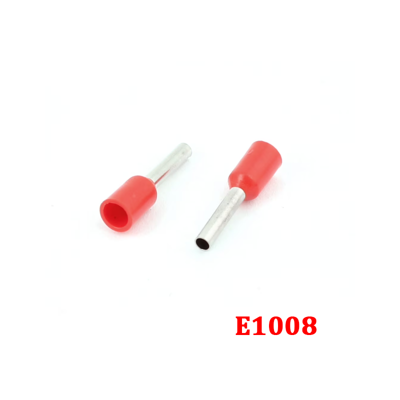 Ferrule Terminal Insulated (E1008) Cord End Wire Connector Gray