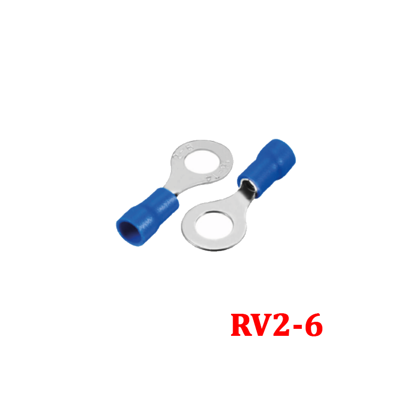 Ring Terminal Insulated (RV2-6) Blue