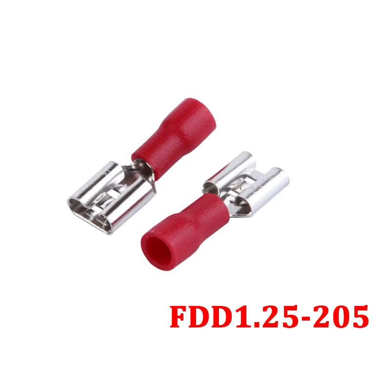 Female Terminal Insulated (FDD1.25-205) RED