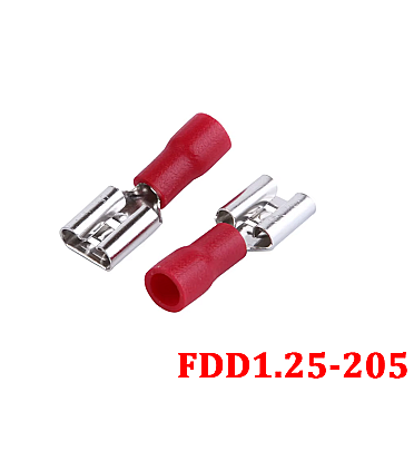 Female Terminal Insulated (FDD1.25-205) RED