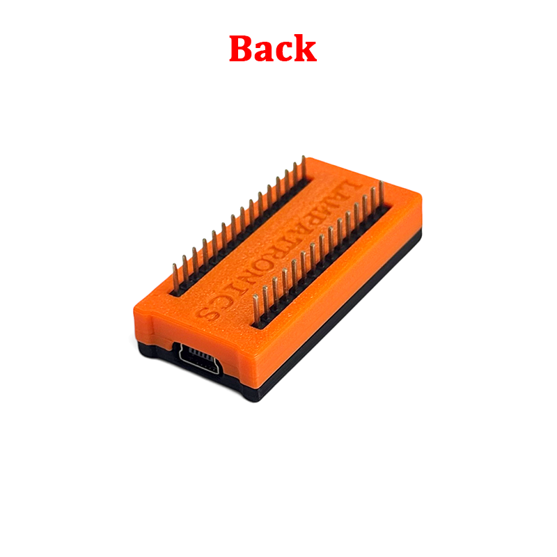 Arduino Nano Plastic Case (3D PLA+) Black and Orange