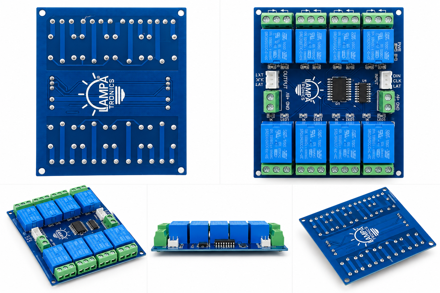 LampaTronics 8-Channel 5V Serial Control Relay Module