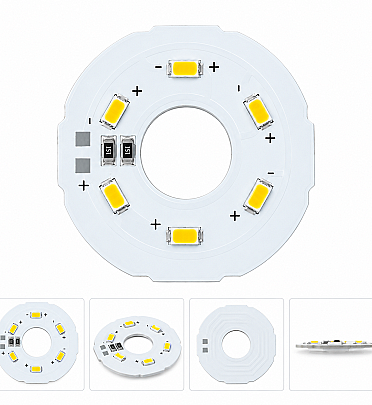 LED Aluminum PCB Module 3watt Warm