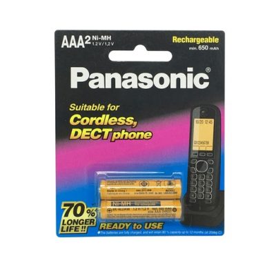 Panasonic Rechargeable Battery AAA Ni-MH