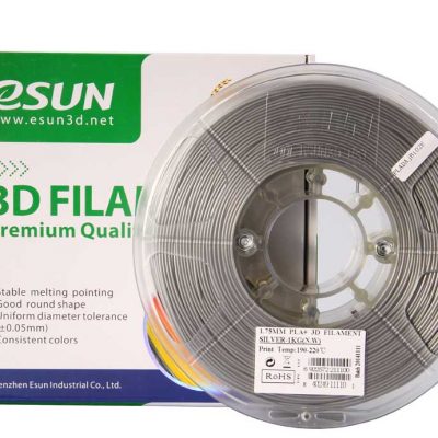 PLA+ Filament Esun1.75mm 1Kg Roll for 3D Printer (Gray)