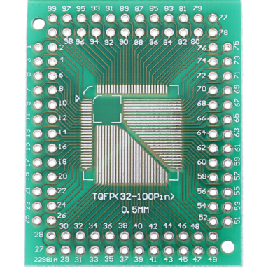 SMD Adapter PCB Board TQFP32-100 0.5mm