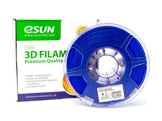 PLA+ Filament Esun1.75mm 1Kg Roll for 3D Printer (Blue)
