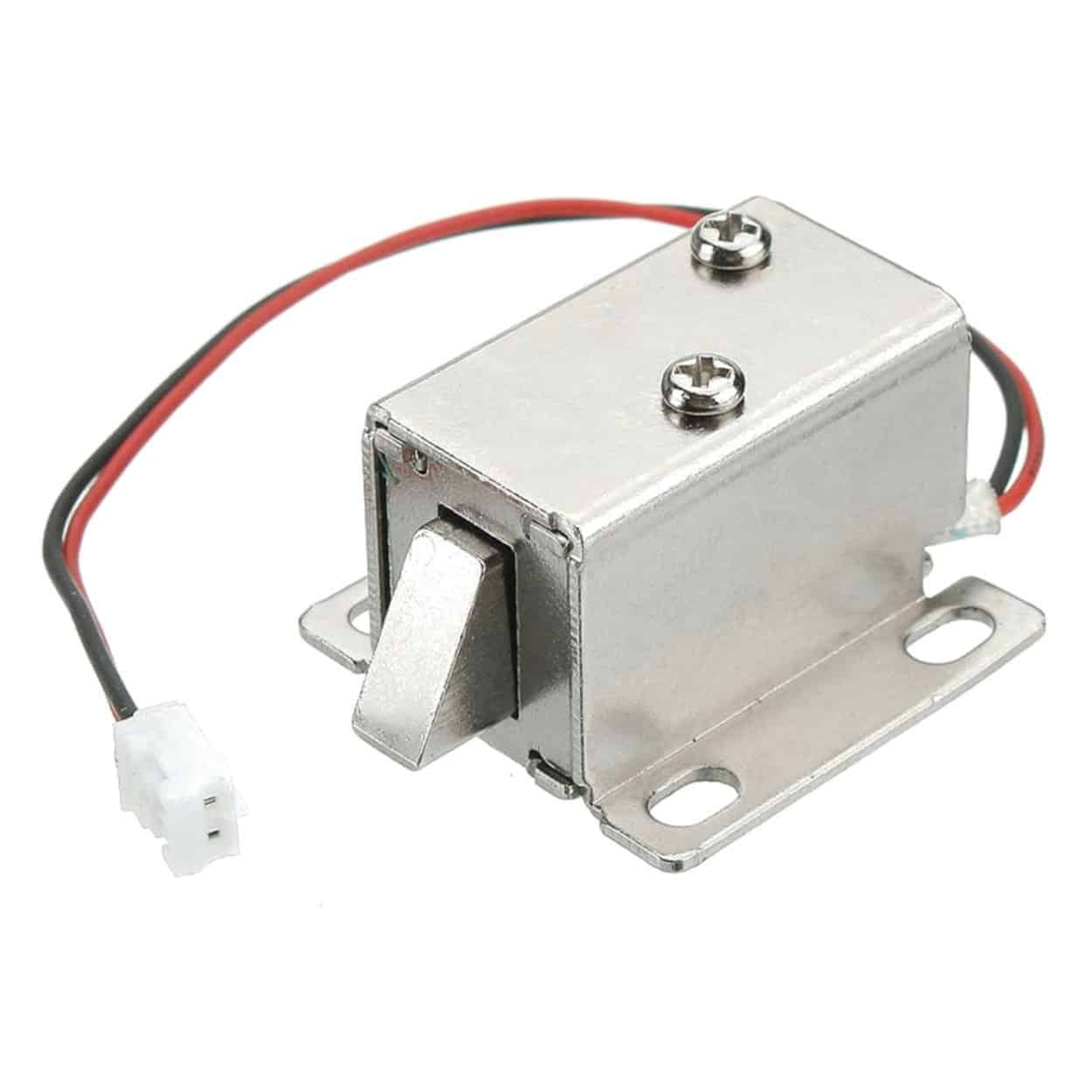 Mini Electromagnet Solenoid Lock 12V DC (Size : 1) For Doors, Windows & Cabinet Electromagnetic