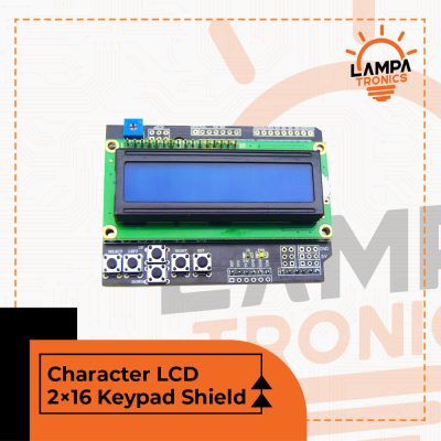 Character LCD 2×16 Keypad Shield