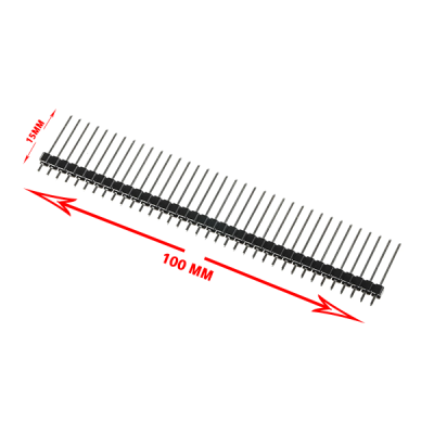 Male Pin Header Straight Long 40Pin (15mm)