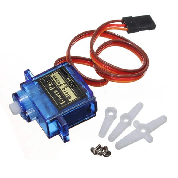 Mini Micro Servo Motor SG90 360 Degree (Plastic Gear) - Image 2