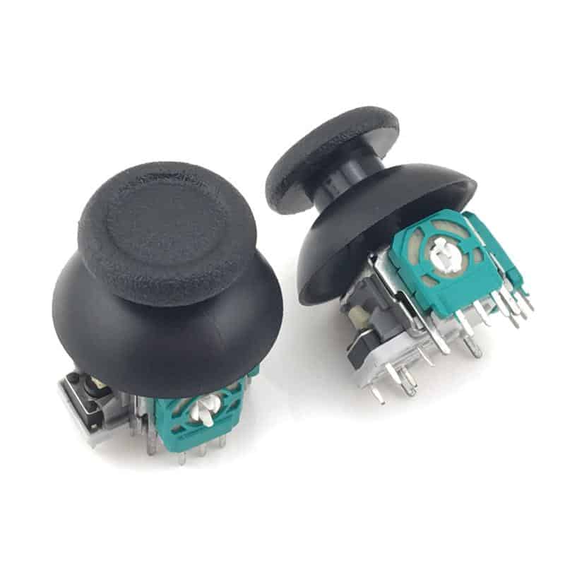 Analog Joystick Stick+ Plastic Black Analog Thumbsticks (1pcs)