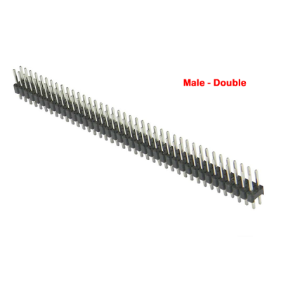 Male Pin Header Two Rows Straight (2x40pin