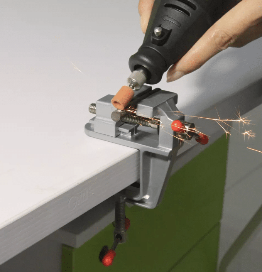Mini Table Vice with Clamp (CF-5881) - Image 2