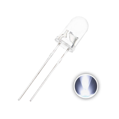 LED 5MM Clear (White)