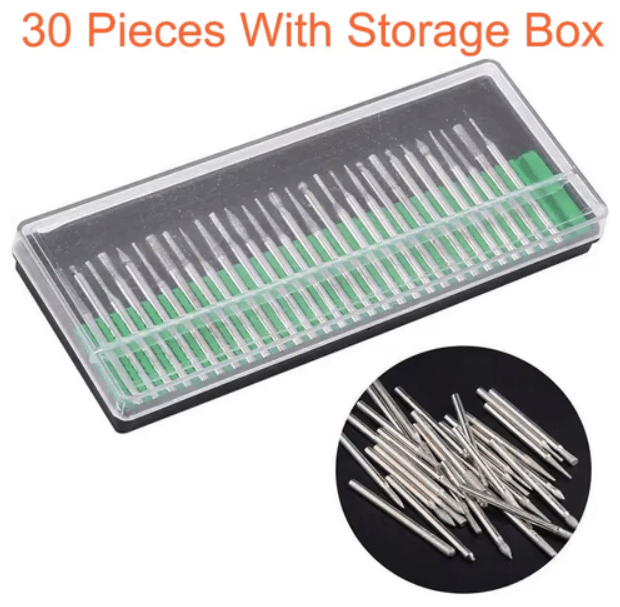 Diamond Drill Bits (30pcs) For Dremel Rotary Tool - Image 2