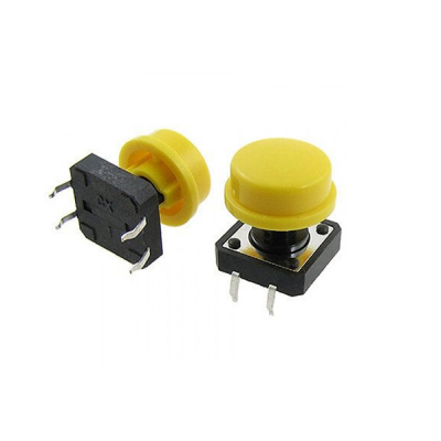 OMRON PushButton Switch 4Pin (12x12x7.3mm) With CAP