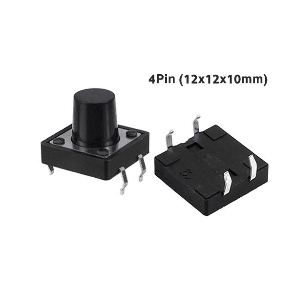 PushButton Switch 4Pin (12x12x10mm)