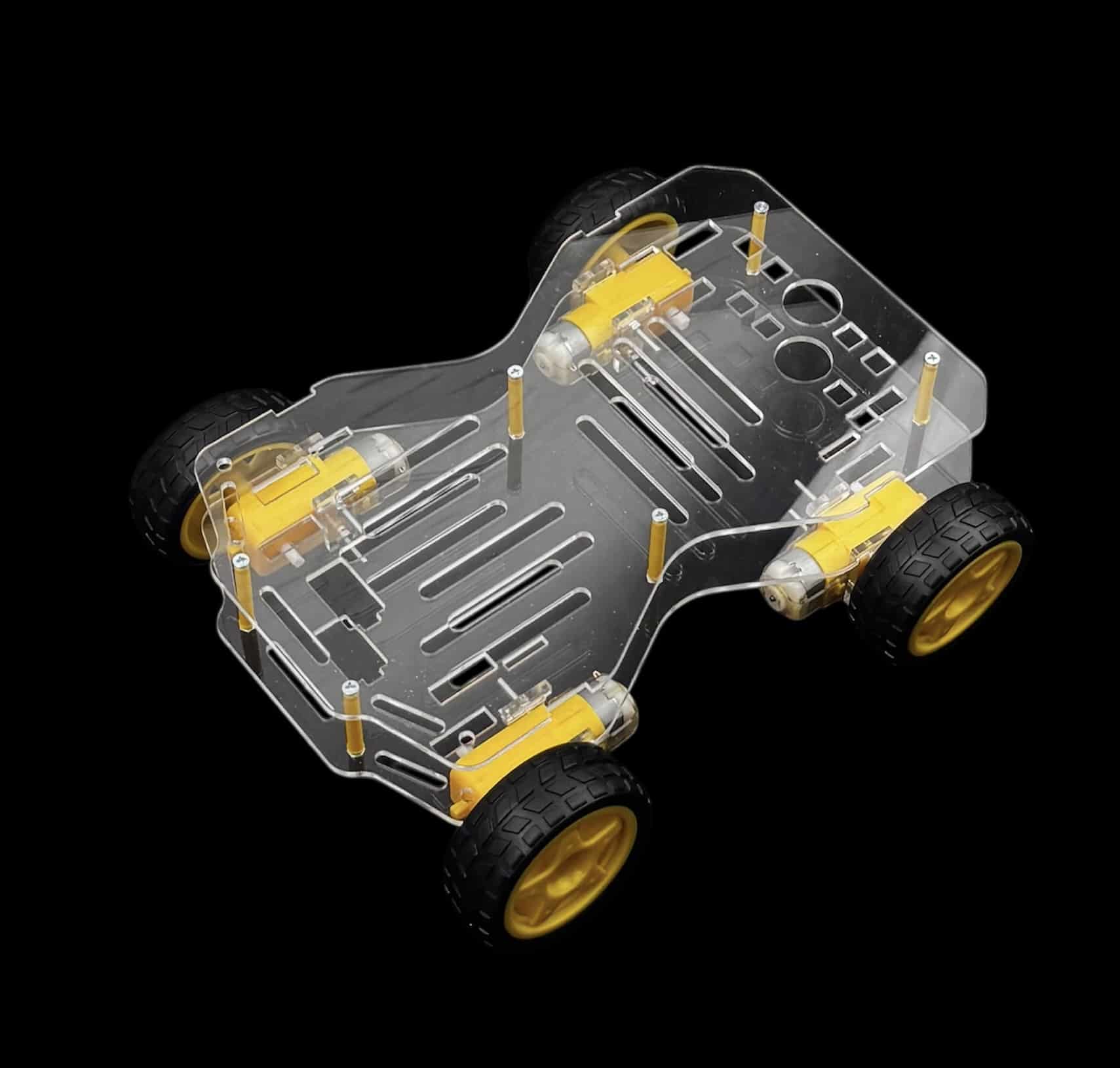 New Version Smart Car Robot 4WD With Wheel and Motor - Image 5