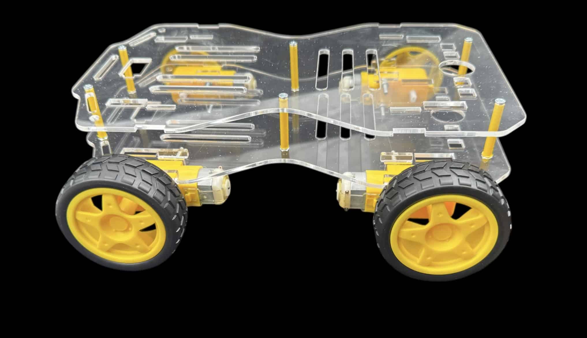 New Version Smart Car Robot 4WD With Wheel and Motor - Image 8