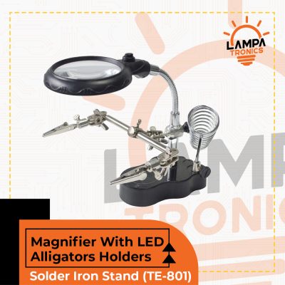 Magnifier With LED & Alligators