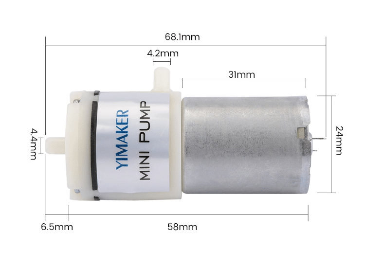 Mini Vacuum Air Pump DC 12V - Image 3