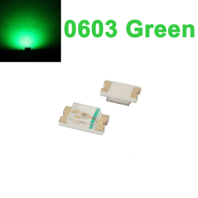 SMD LED 0603 Green (10Pcs)