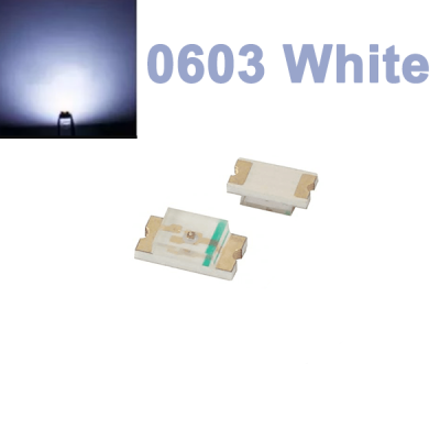 SMD LED 0603 White (10Pcs)