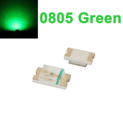 SMD LED 0805 Green (10Pcs)