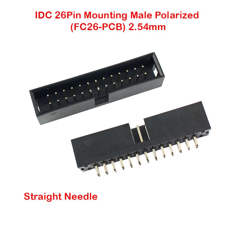 IDC 26Pin Mounting Male Polarized (FC26-PCB) 2.54mm