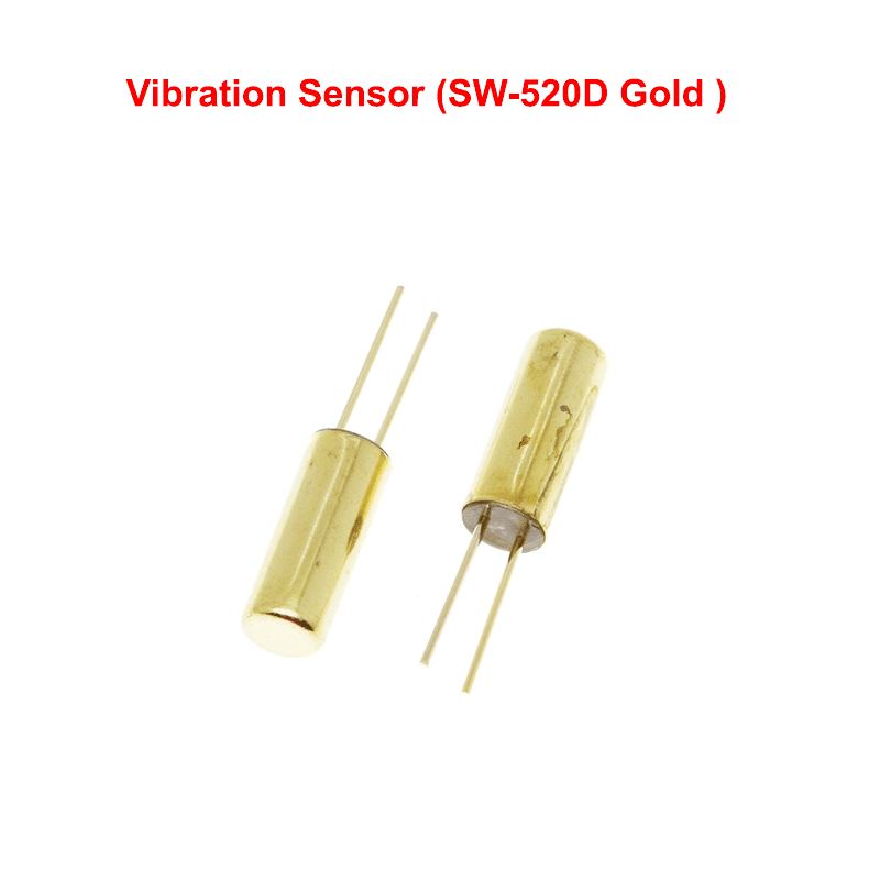 Vibration Sensor Metal Ball Tilt Switch (SW-520D Gold )