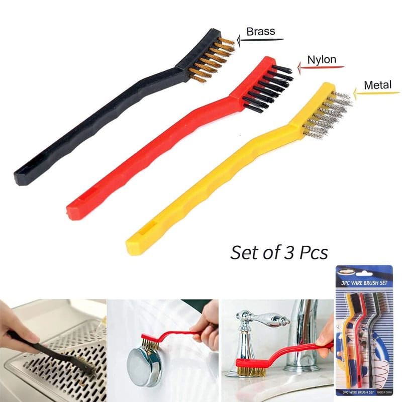 3PcsWire Brush Set