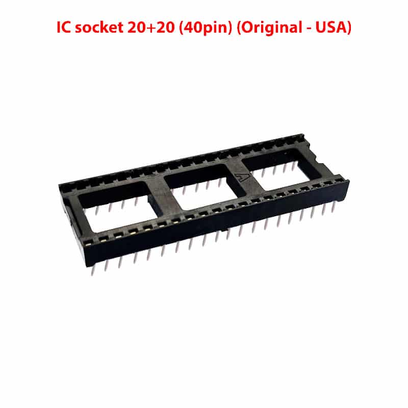 IC socket 40Pin (20+20 ) (Original - USA)