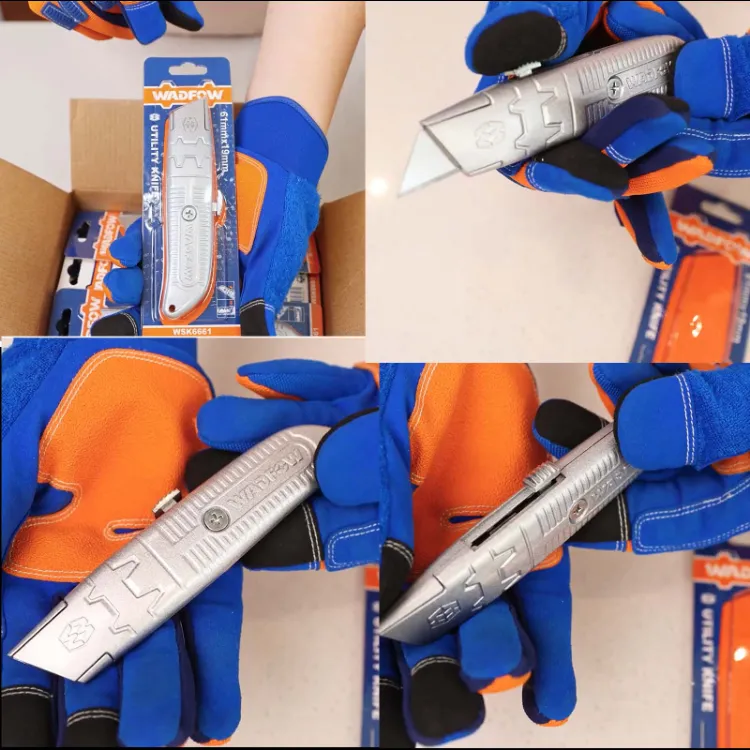 Aluminum Alloy Utility Cutter Knife (61x19mm) With out Blade WADFOW - WSK6661 - Image 2