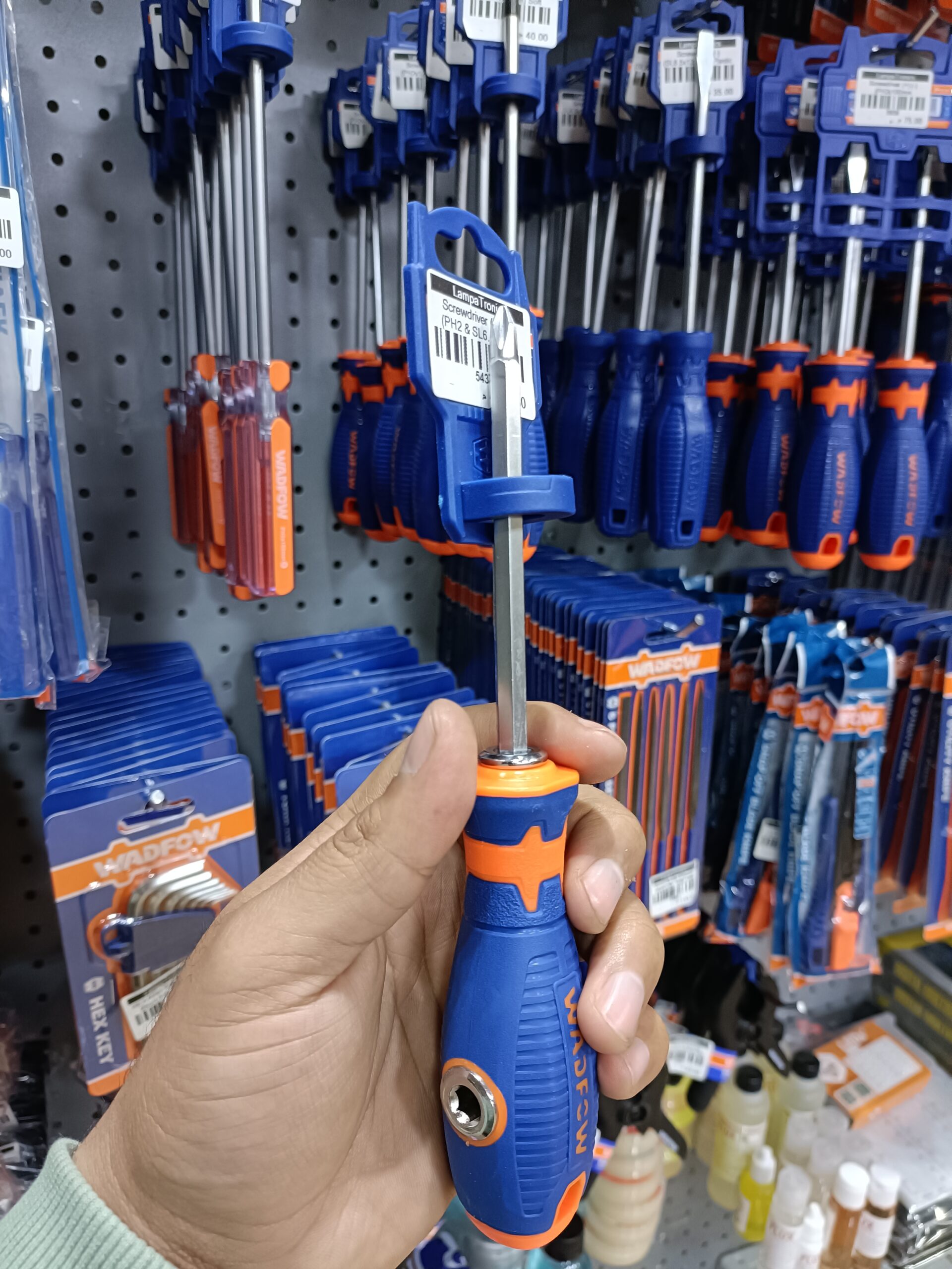 Screwdriver (+ & -) (PH2 & SL6.5) Soft Hand WADFOW - WSS45M3 - Image 2