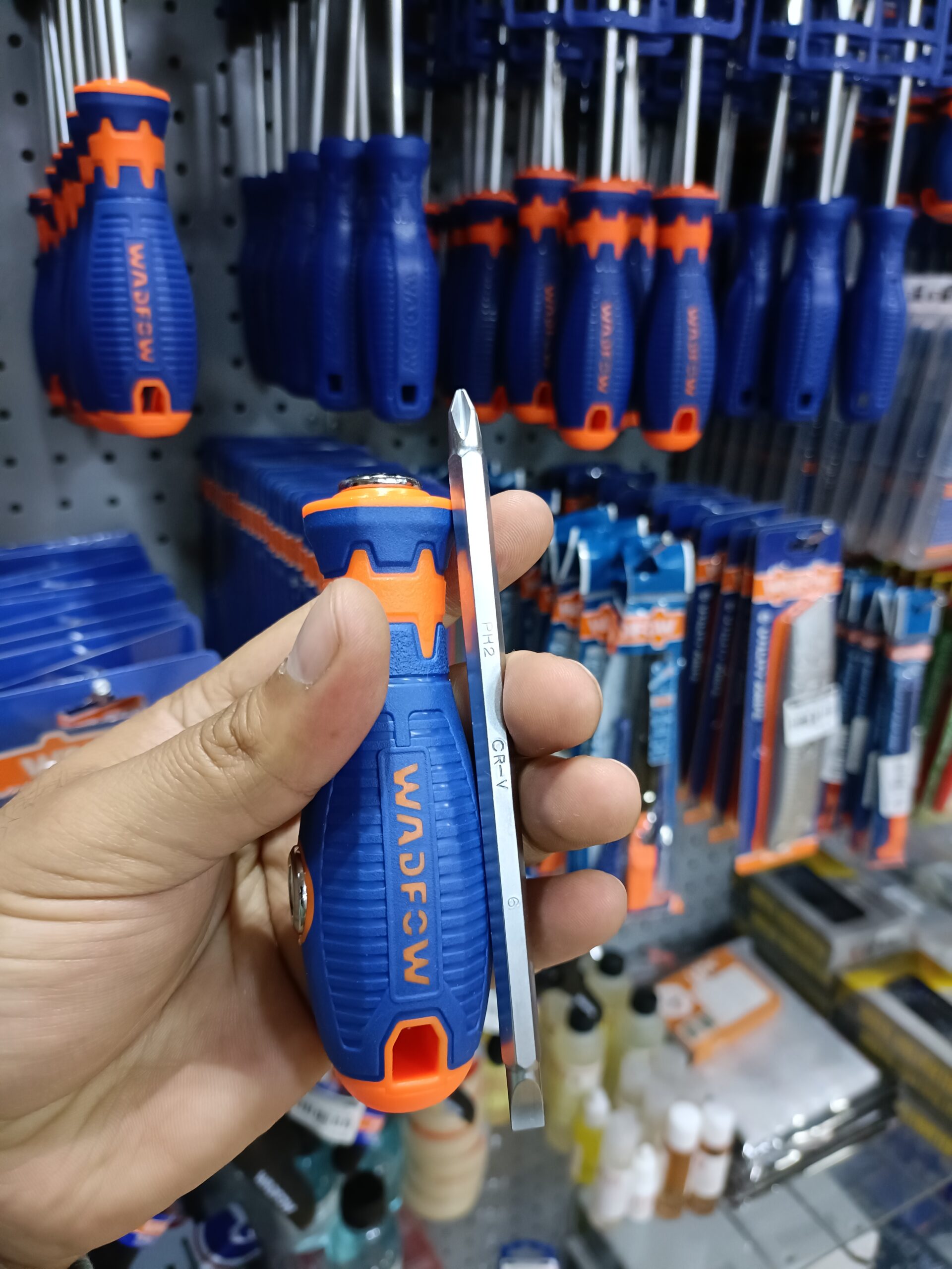 Screwdriver (+ & -) (PH2 & SL6.5) Soft Hand WADFOW - WSS45M3 - Image 4