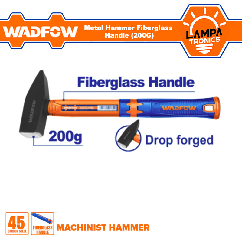 Metal Hammer Fiberglass Handle (200G) WADFOW - WHM1302 - Image 2