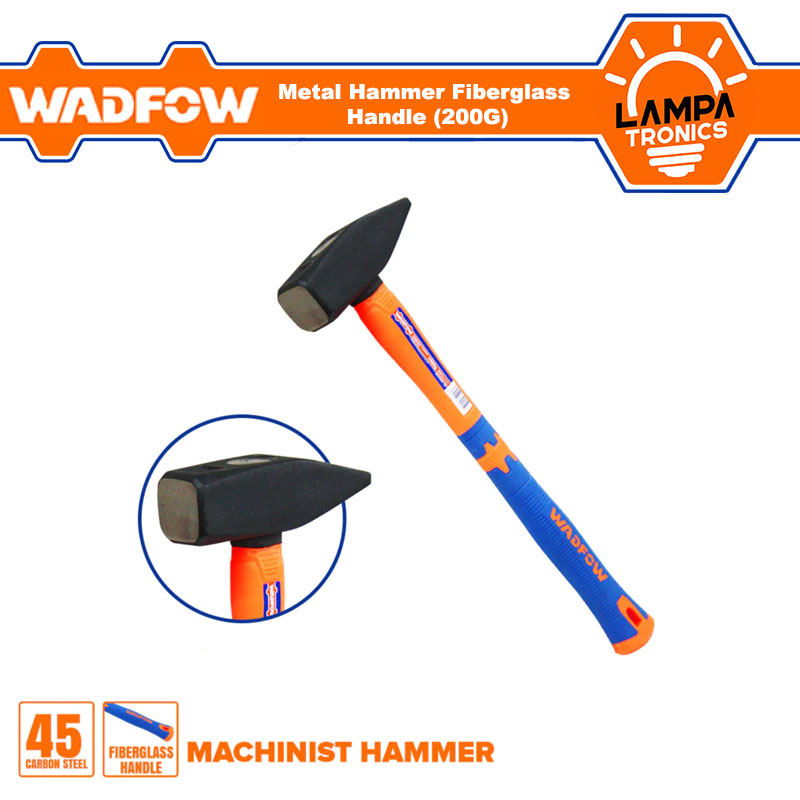 Metal Hammer Fiberglass Handle (200G) WADFOW - WHM1302