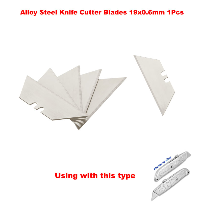 Alloy Steel Knife Cutter Blades 19x0.6mm 1Pcs