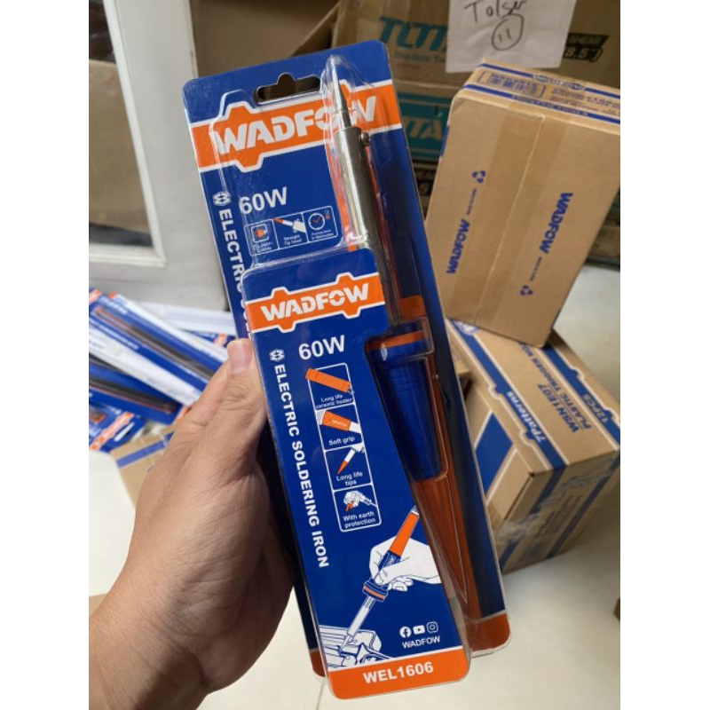 Electric Soldering Iron 60W + Stand WADFOW - WEL1606 High Quality - Image 2