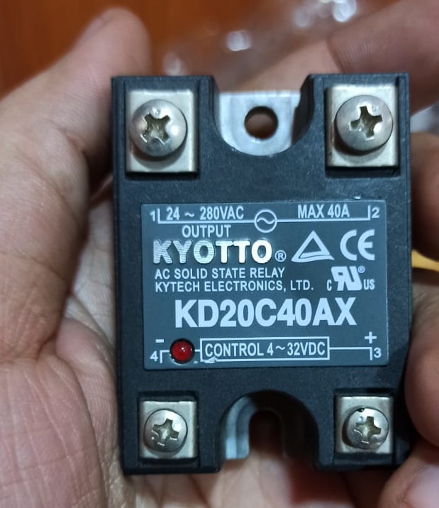 Single Phase Solid State Relay Module SSR - 40A (KD20C40AX ) KYOTTO Taiwan - Image 2