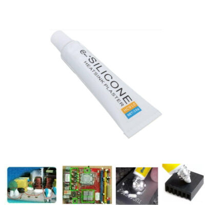 Heatsink Plaster (HC-910) White Thermal Conductive Adhesive Glue Tube Silicone