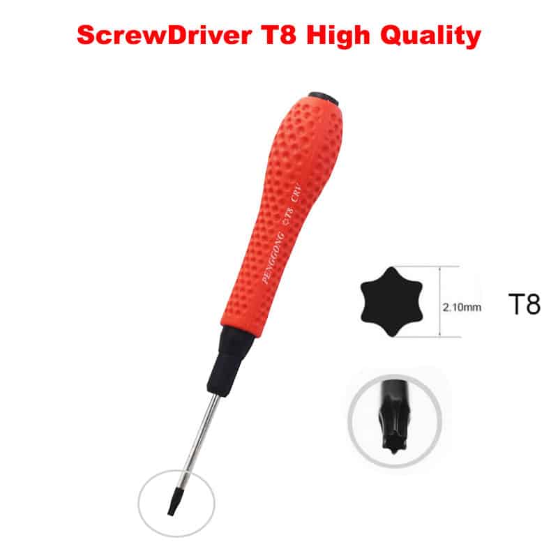 Screwdriver (T8 ) Soft Hand High Quality