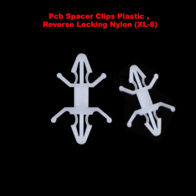 StandoFF Pcb Spacer Clips Plastic , Reverse Locking Nylon 7.5mmx3mm (XL-8)