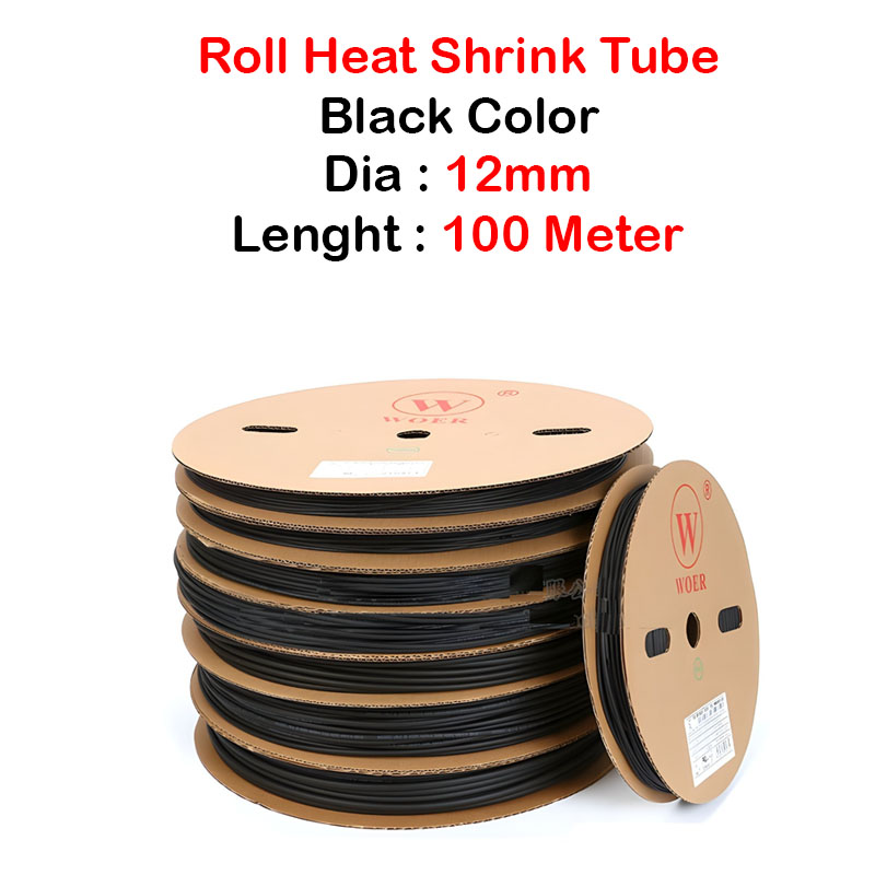 Roll Heat shrink (12mm - 100Meter)