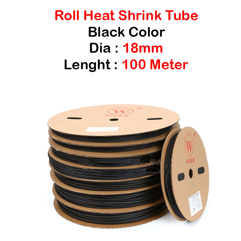 Roll Heat shrink (18mm - 100Meter)