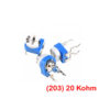 Top Adjust 20K ohm Carbon Trimmer Potentiometer (RM065)